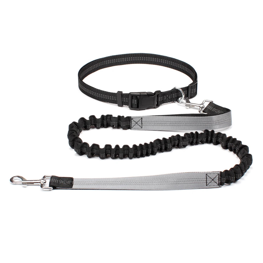 NONECN Hand Free Dog Leash Waist Belt For Walking Running