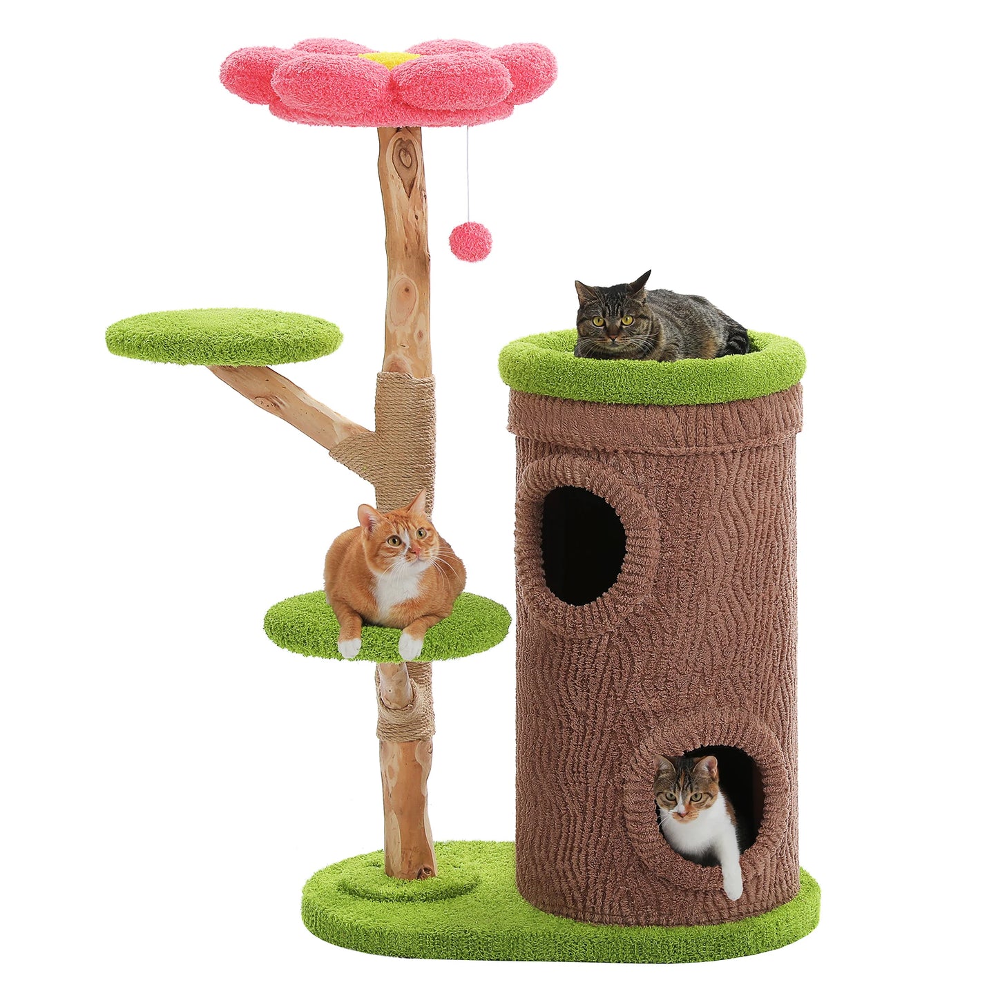 PAWZ Road Cat Tree With Condos And Scratching Post