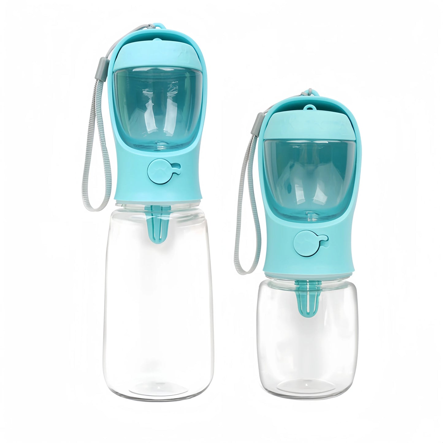 Portable Pet Water Bottle With Food Storage For Dogs And Cats