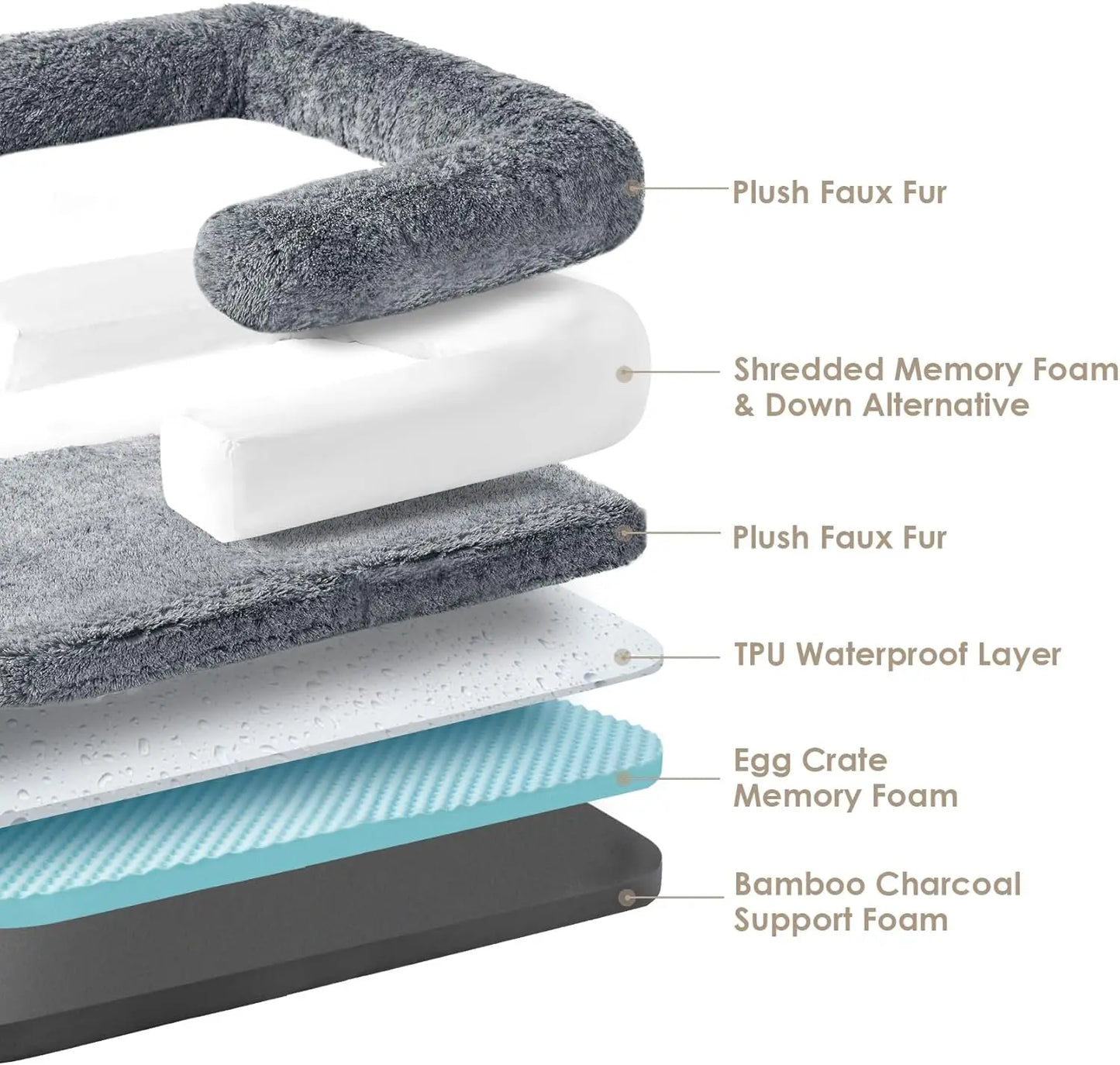 Foldable Human Dog Bed Orthopedic Memory Foam Couch For Adults