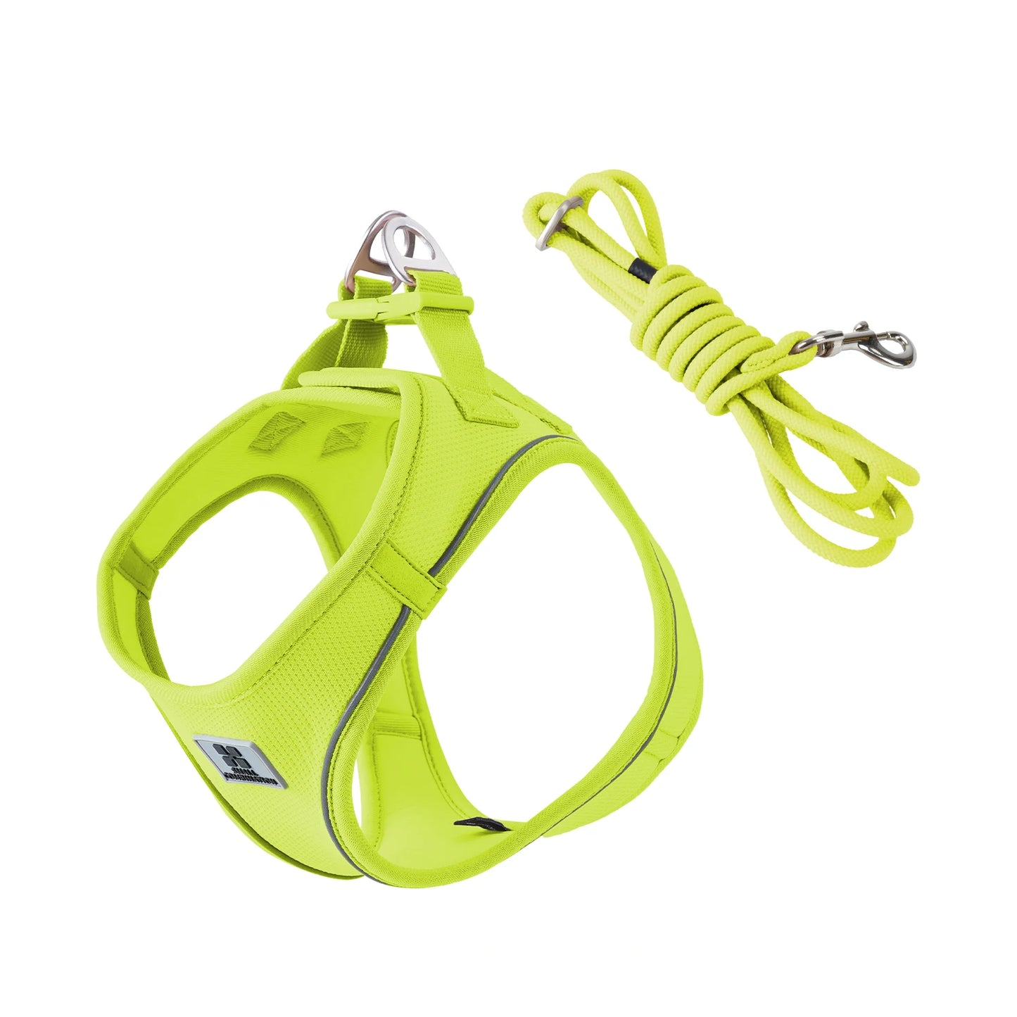 Adjustable Reflective Dog Harness Leash Set for Pets