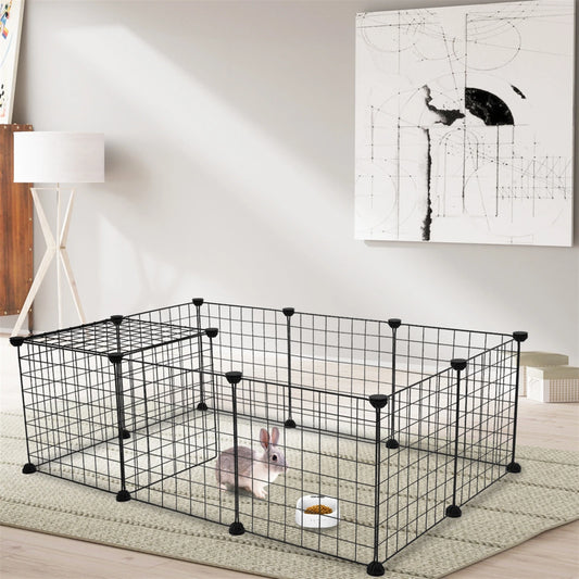 Pet Playpen For Small Animals Indoor Portable Metal Wire Fence Guinea Pigs