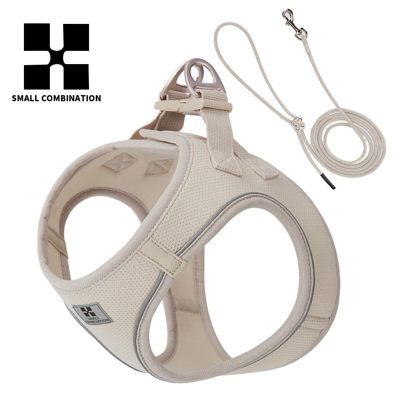 Adjustable Reflective Dog Harness Leash Set for Pets