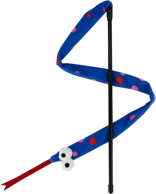 Plush Cat Snake Toy With Sound And Light For Cats