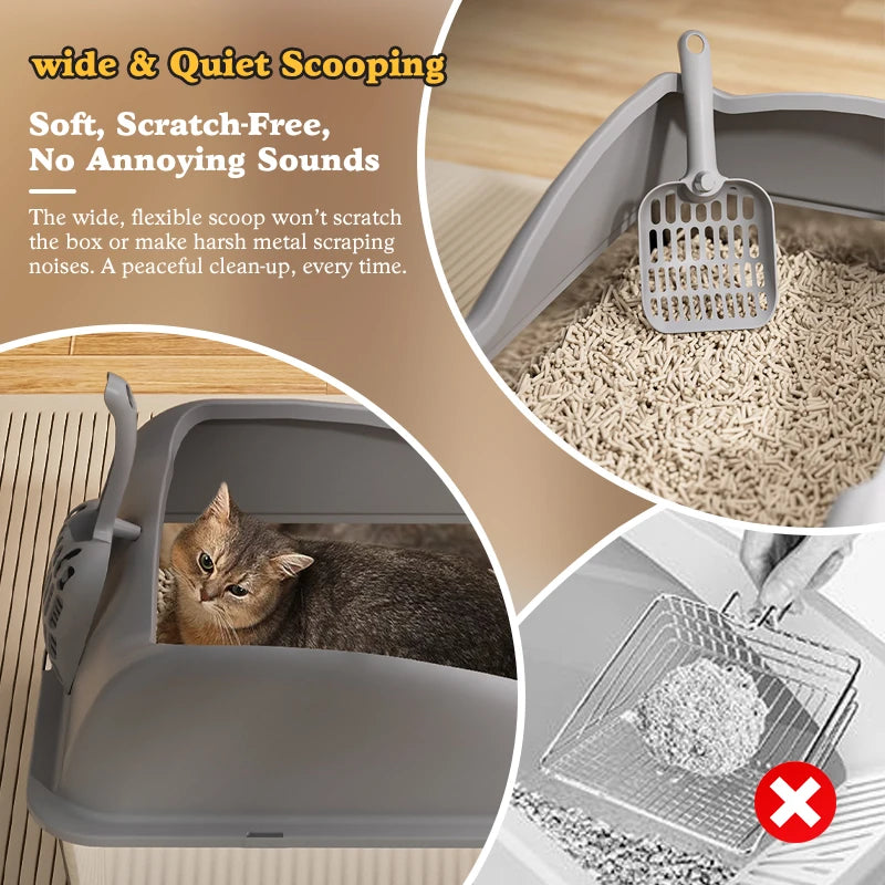 Stainless Steel Cat Litter Box With Lid For Easy Cleaning