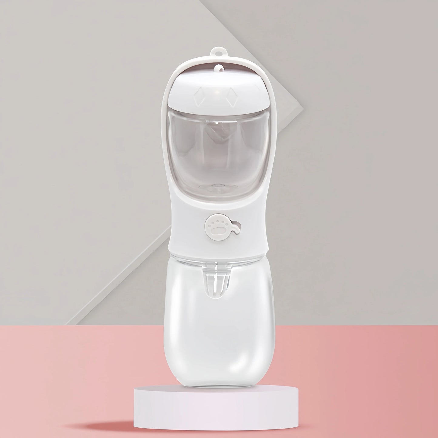 Portable Pet Water Bottle With Food Storage For Dogs And Cats