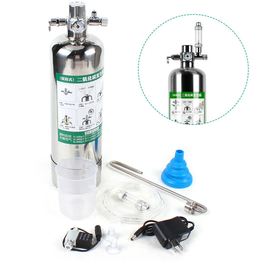 CO2 Generator System Kit Diffuser for Planted Aquariums