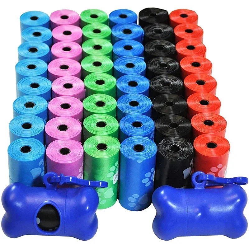 NONEDog Litter Poop Bags Refill Rolls Thick Textured