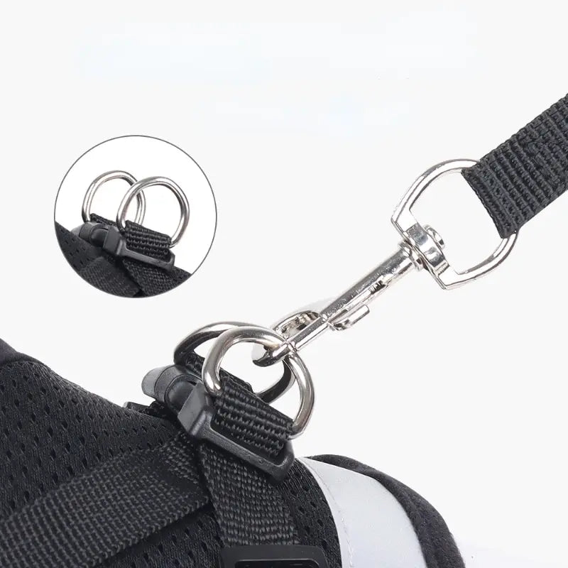 Reflective Mesh Dog Harness Vest With Adjustable Easy Control