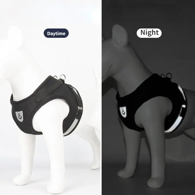 Reflective Mesh Dog Harness Vest With Adjustable Easy Control