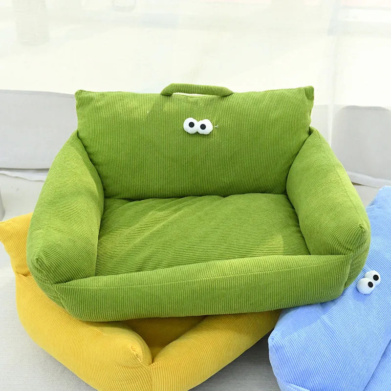 NONECN Winter Warm Pet Sofa Bed For Small Dogs Cats