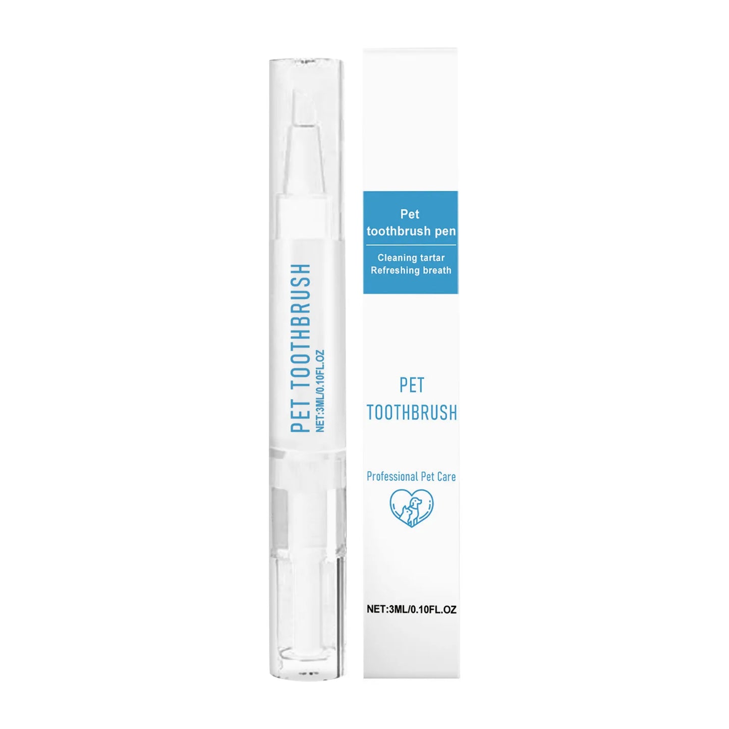 Pet Toothbrush Pen All In One Teeth Cleaning For Dogs And Cats Fresh Breath