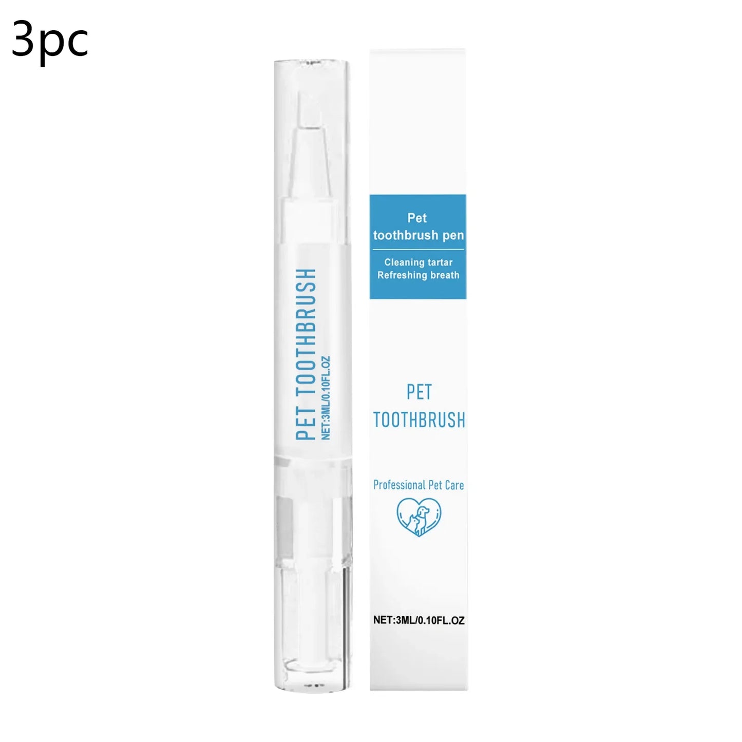 Pet Toothbrush Pen All In One Teeth Cleaning For Dogs And Cats Fresh Breath