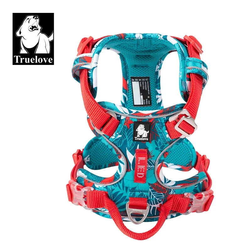 TRUELOVEB Explosion-Proof Camouflage Reflective Dog Harness