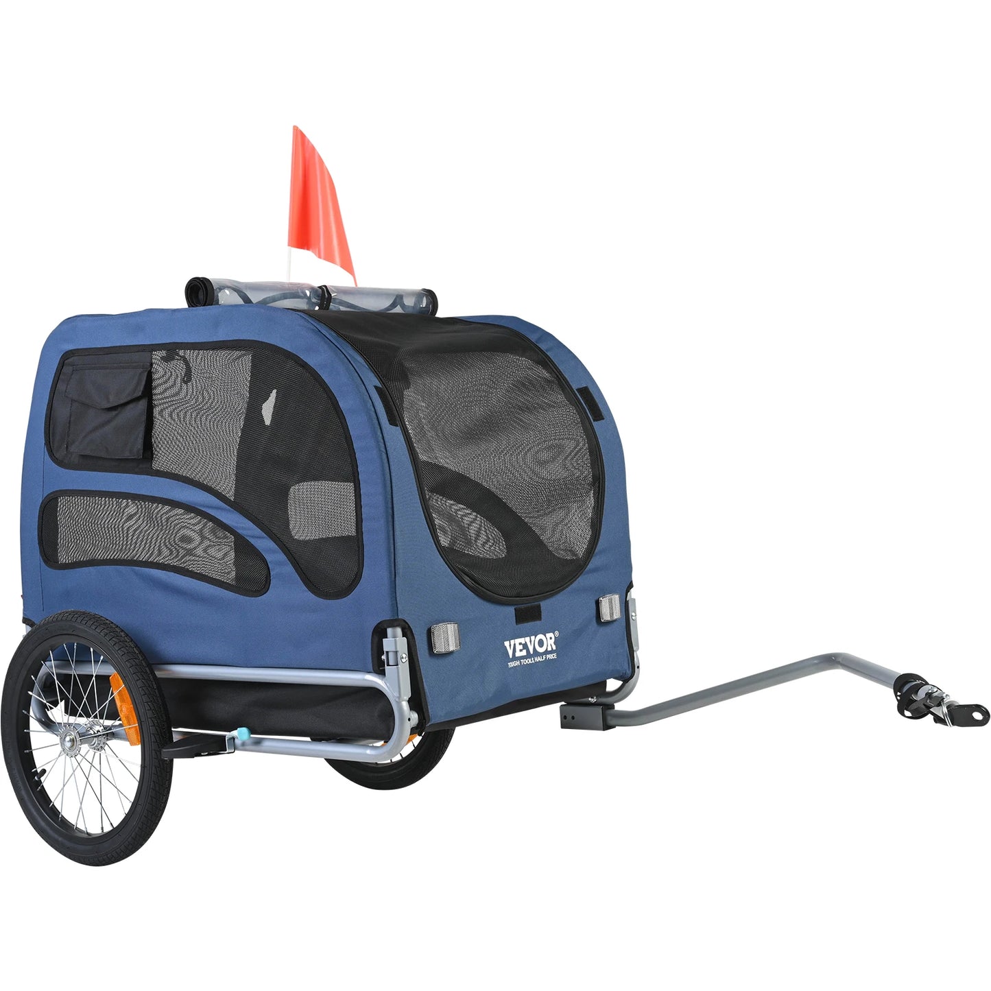 SucceBuy 100lbs Pet Cart Bicycle Carrier For Dogs Collapsible