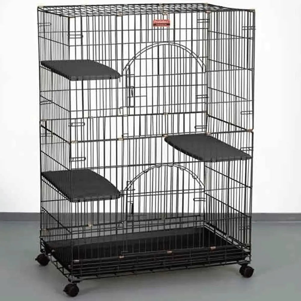 Foldable Cat Cages For Easy Setup And Storage Durable Metal