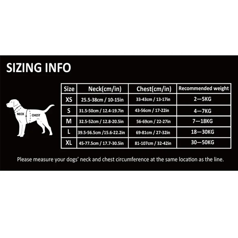 TRUELOVEB Explosion-Proof Camouflage Reflective Dog Harness