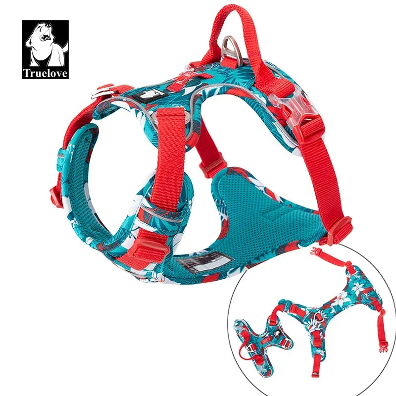 TRUELOVEB Explosion-Proof Camouflage Reflective Dog Harness