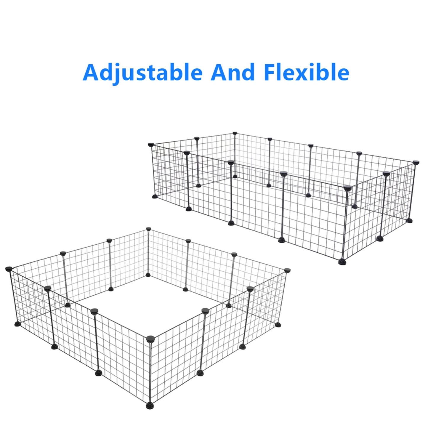 Pet Playpen For Small Animals Indoor Portable Metal Wire Fence Guinea Pigs