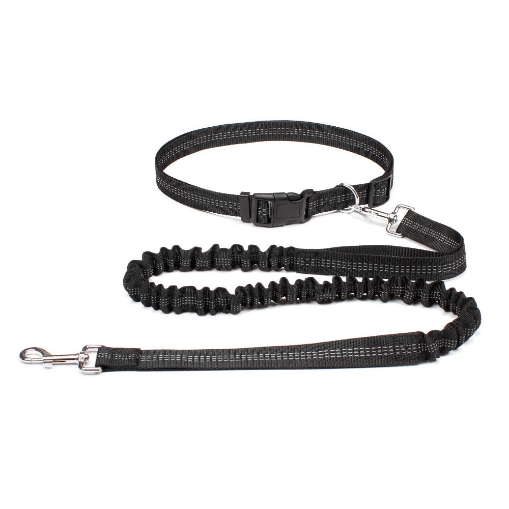 NONECN Hand Free Dog Leash Waist Belt For Walking Running