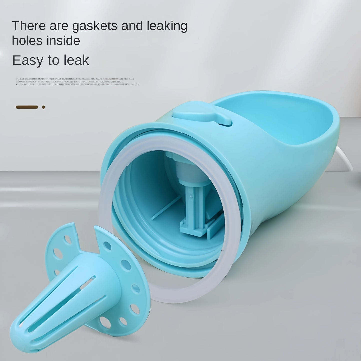 Portable Pet Water Bottle With Food Storage For Dogs And Cats