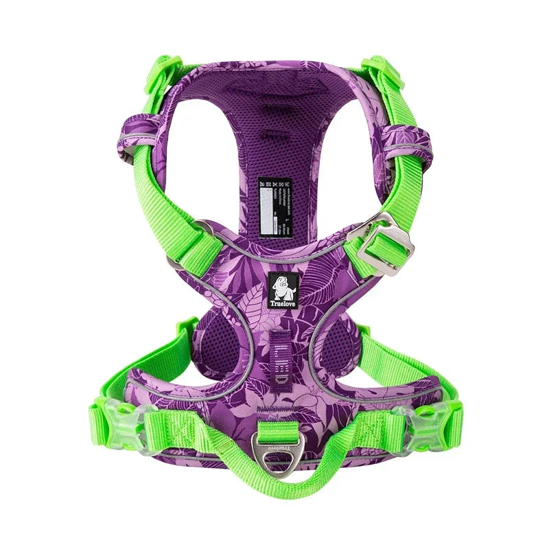 TRUELOVEB Explosion-Proof Camouflage Reflective Dog Harness