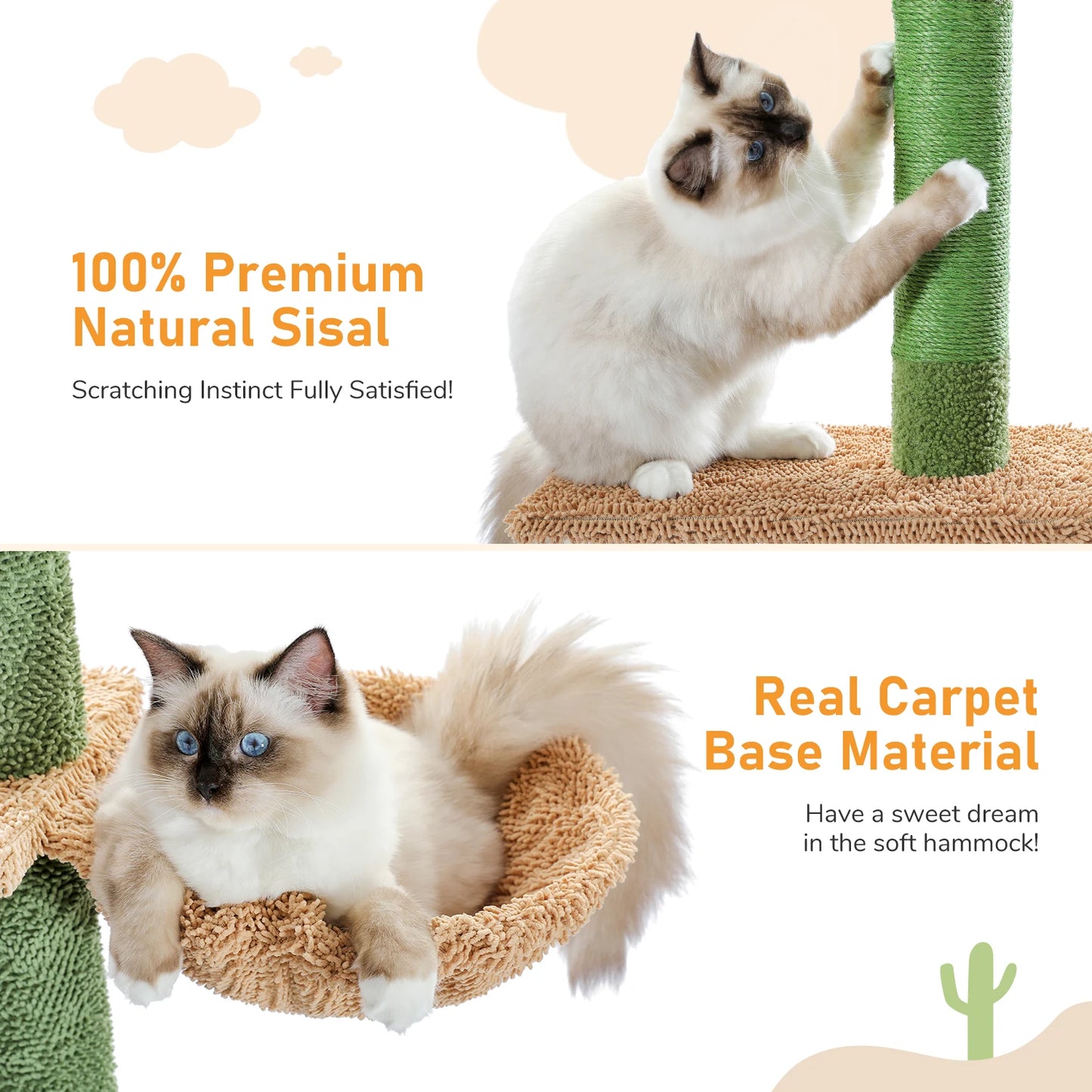 PAWZ Road Cat Tree 5-Tier Floor to Ceiling Habitat