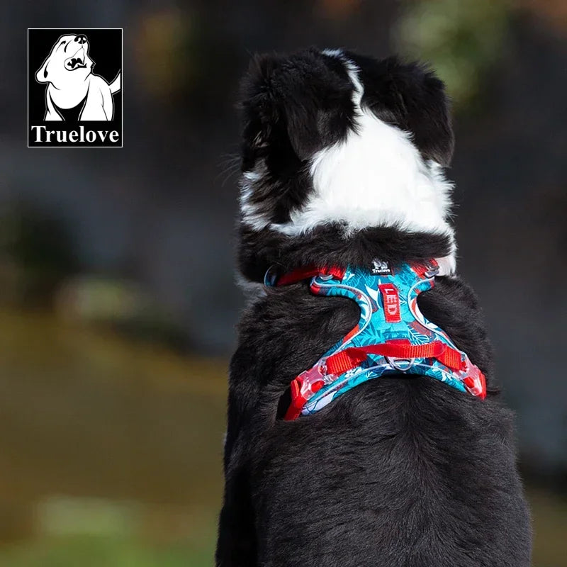 TRUELOVEB Explosion-Proof Camouflage Reflective Dog Harness