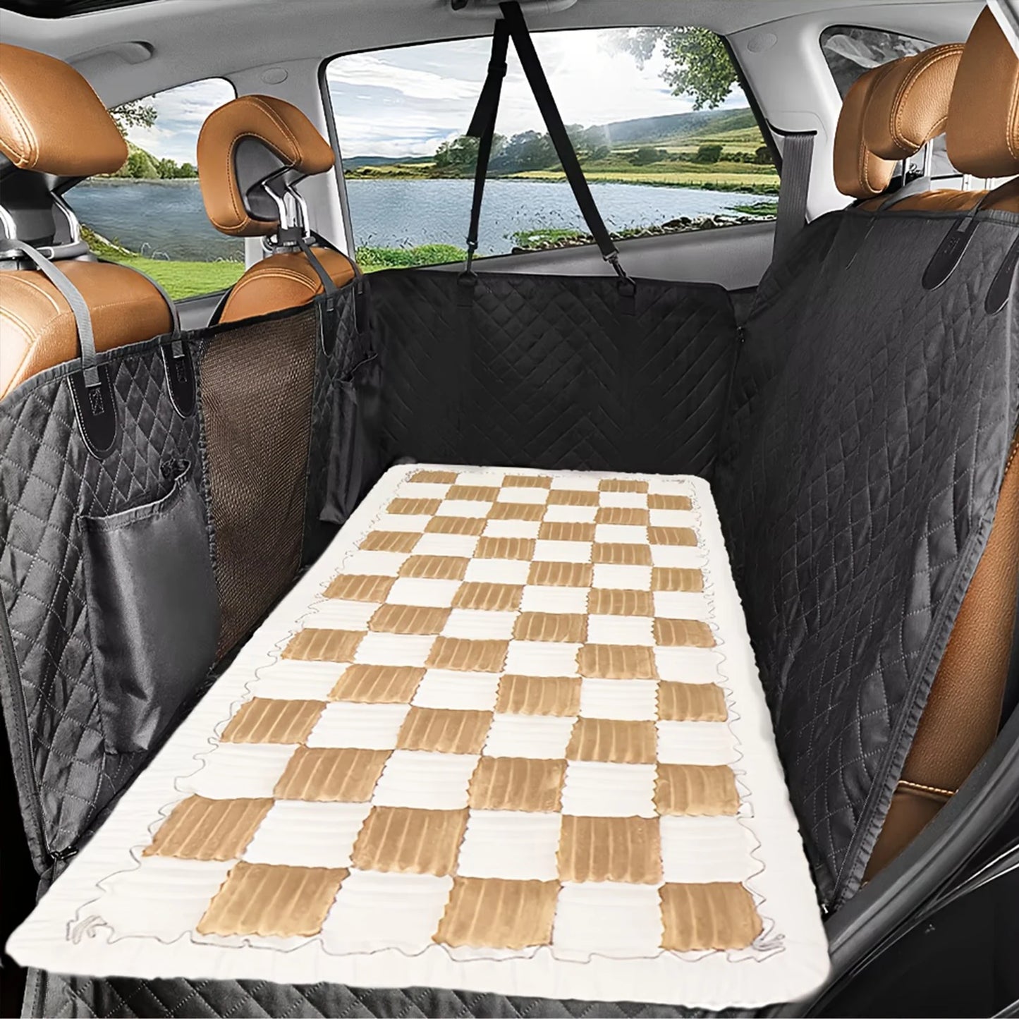 PETRAVELCN Anti-slip Dog Bed Warm Mat For Car Seat Cover