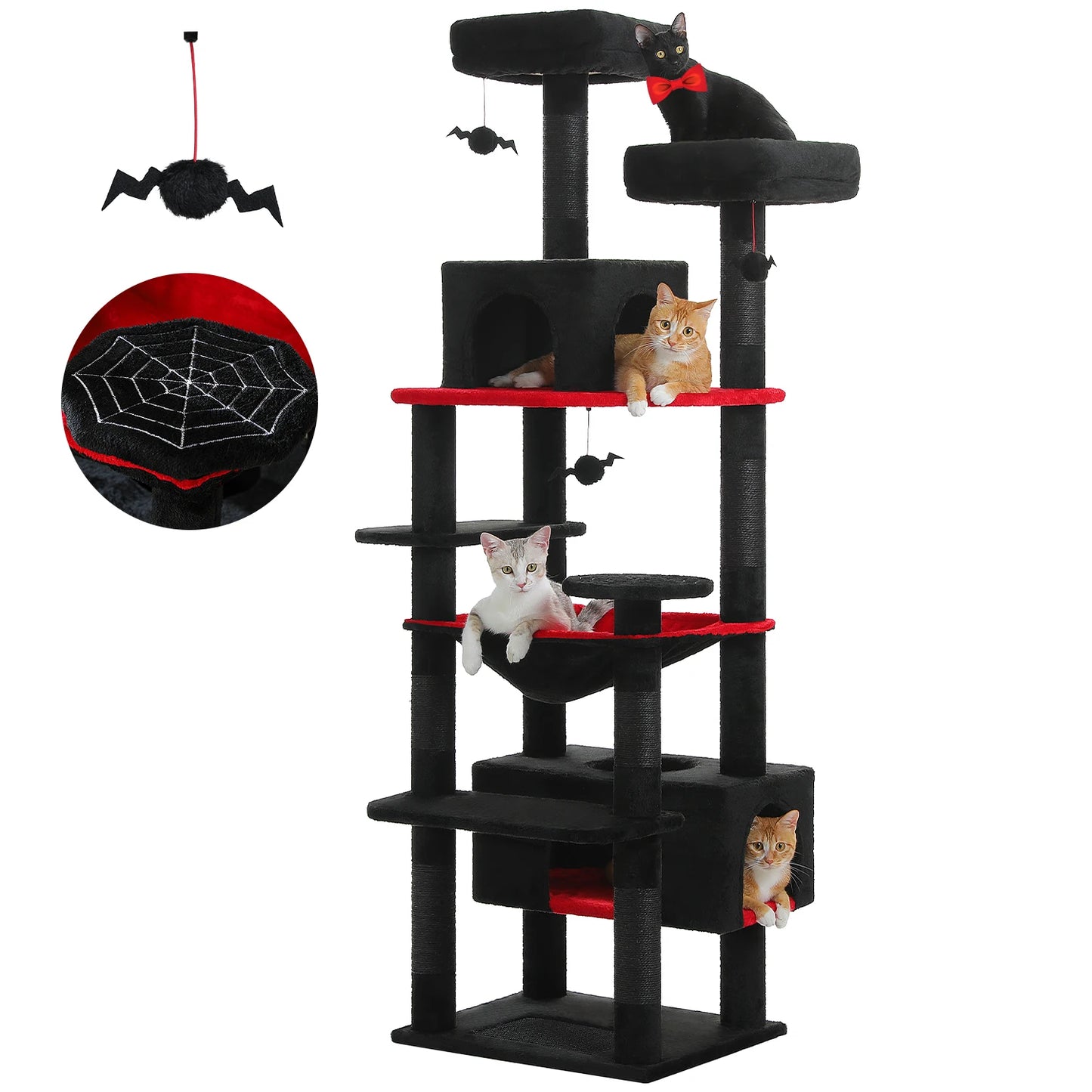 PAWZ Road Indoor Cat Tree Tower With Durable Sisal Posts