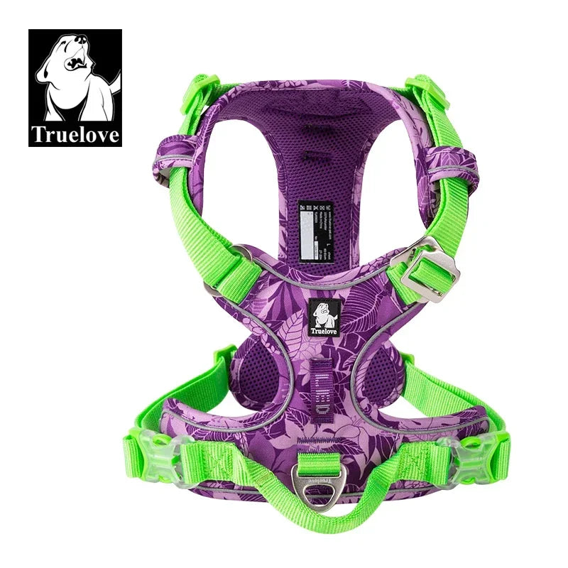 TRUELOVEB Explosion-Proof Camouflage Reflective Dog Harness