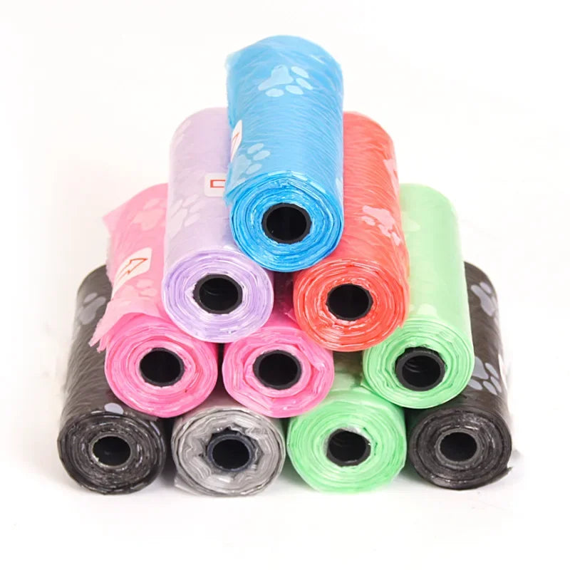 NONEDog Litter Poop Bags Refill Rolls Thick Textured