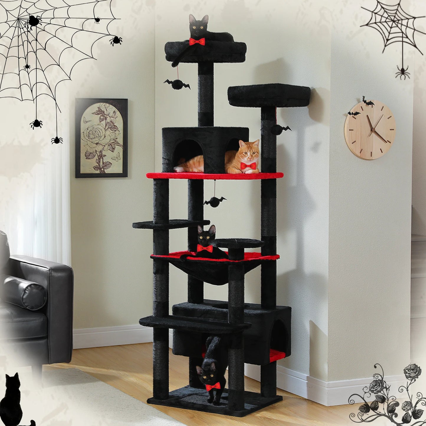 PAWZ Road Indoor Cat Tree Tower With Durable Sisal Posts