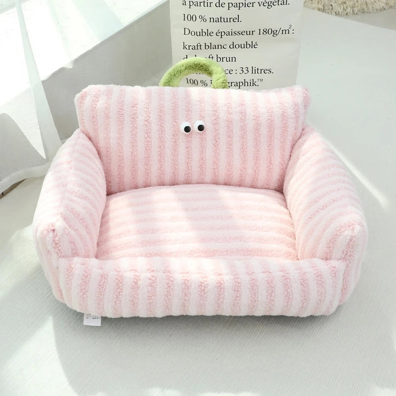 NONECN Winter Warm Pet Sofa Bed For Small Dogs Cats