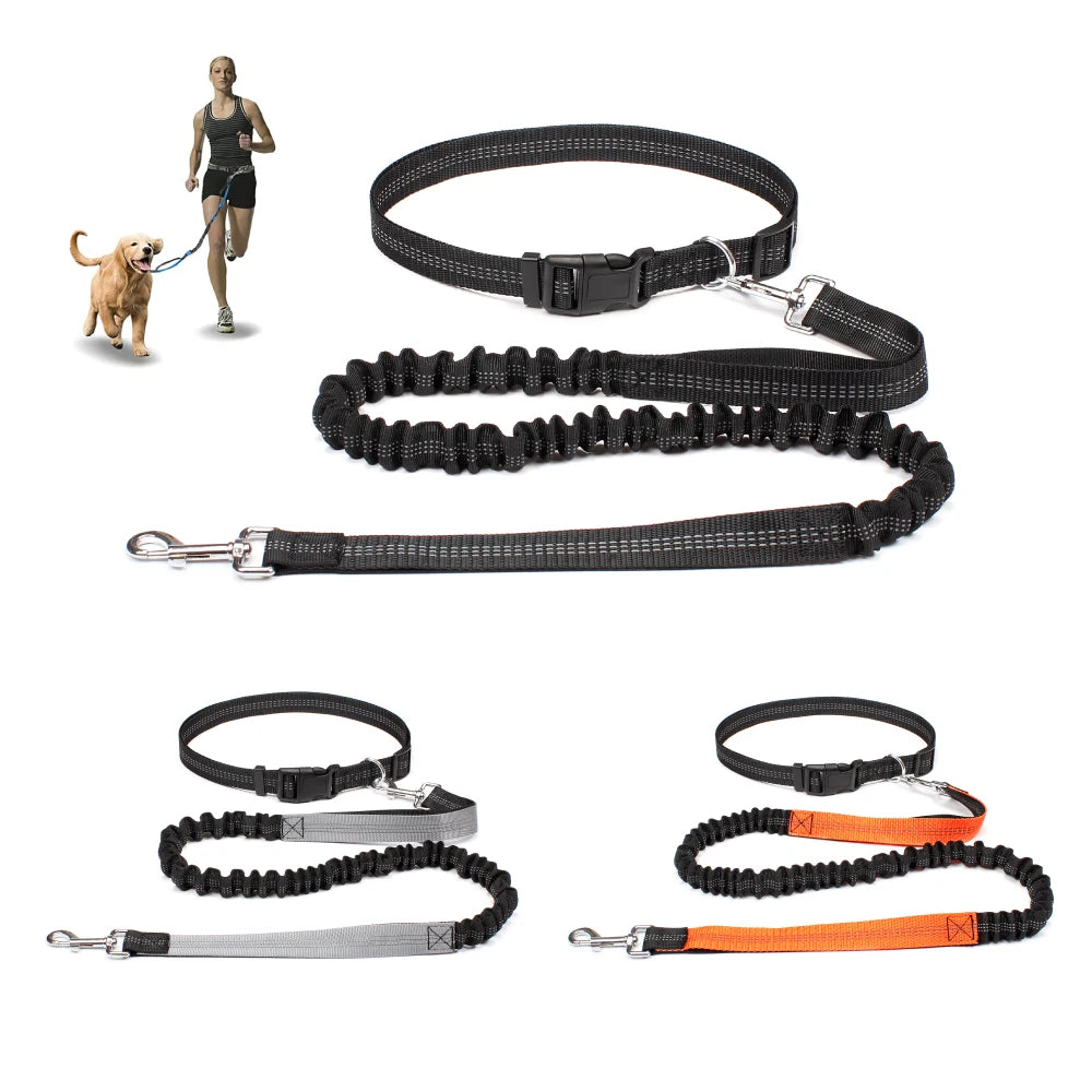 NONECN Hand Free Dog Leash Waist Belt For Walking Running