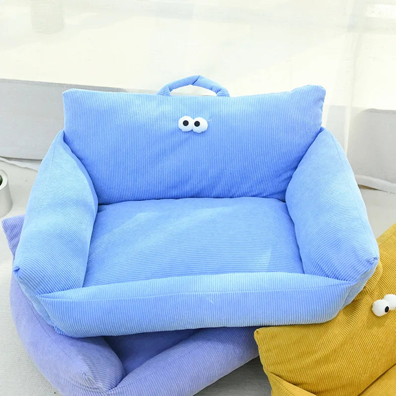 NONECN Winter Warm Pet Sofa Bed For Small Dogs Cats
